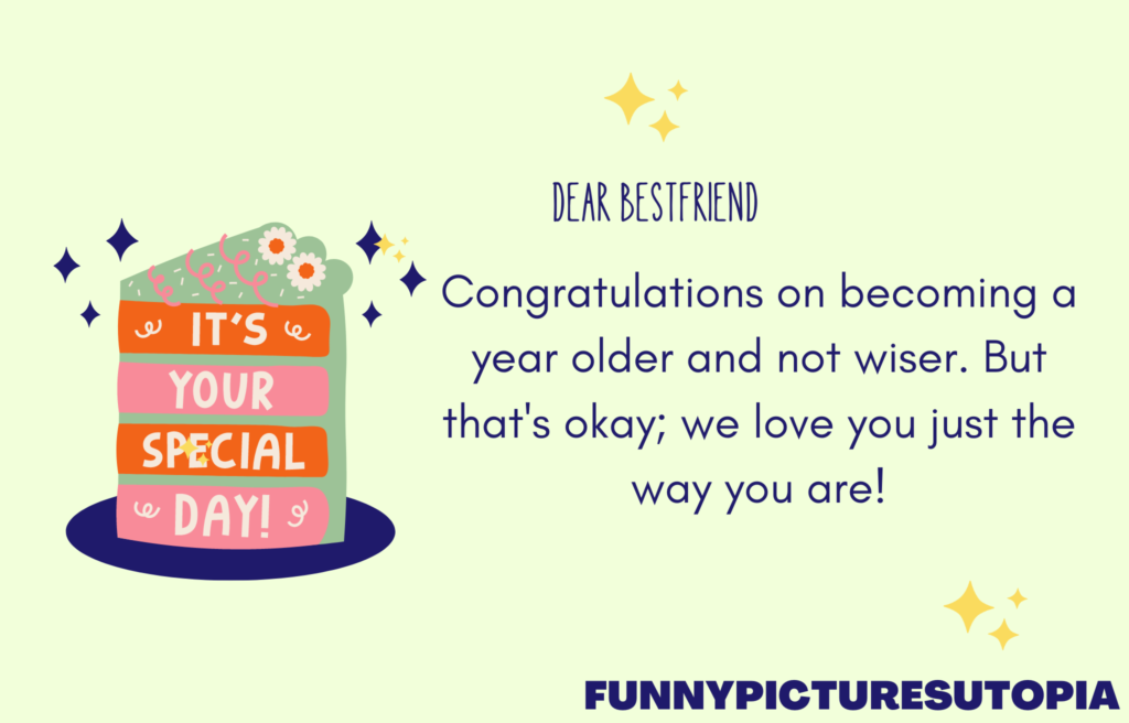 Funny Birthday Wishes For Bestfriend