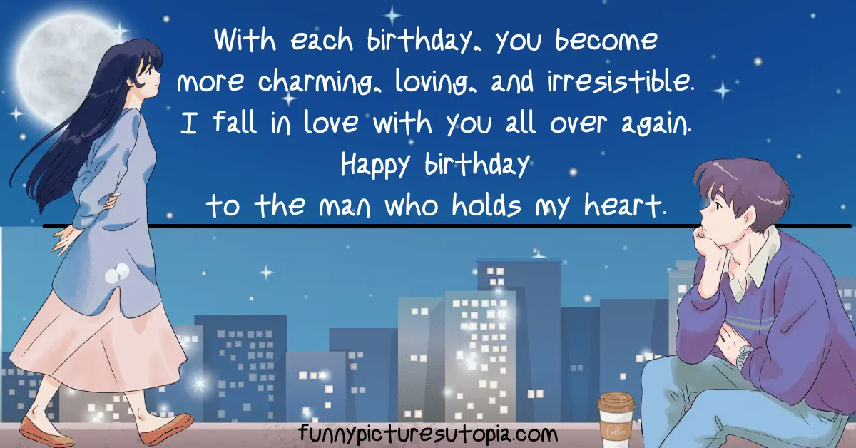 Romantic Birthday wishes for Husband